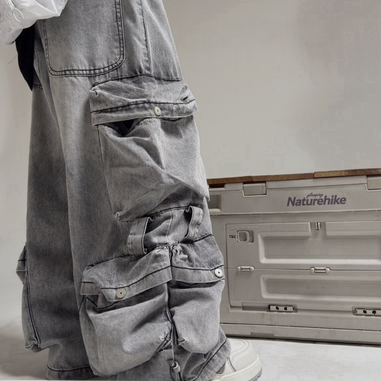 【大象灰】蒙蒙潮童2026春季新品大口袋嘻哈街舞牛仔裤个性中大童,童装/婴儿装/亲子装,儿童牛仔裤,淘宝优惠券,粉丝福利购,淘宝优惠卷