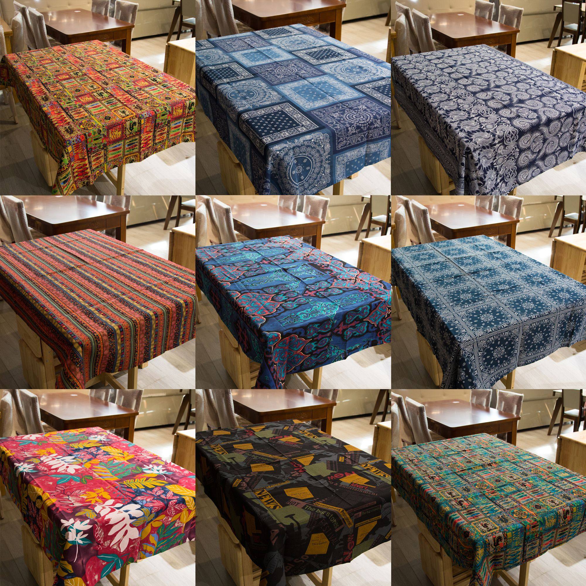 民族风棉麻桌布云南傣族风桌布酒吧复古长方形正方形盖布拍照道具,居家布艺,桌布,淘宝优惠券,粉丝福利购,淘宝优惠卷