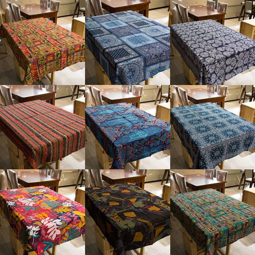 民族风棉麻桌布云南傣族风桌布酒吧复古长方形正方形盖布拍照道具