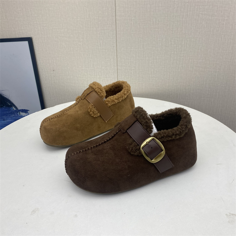 加绒保暖内增高女款勃肯鞋