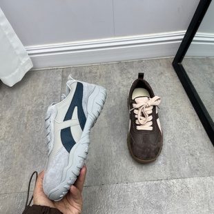 阿甘鞋 真皮牛皮防滑休闲运动女德训鞋 实拍2025春秋款 清仓特价