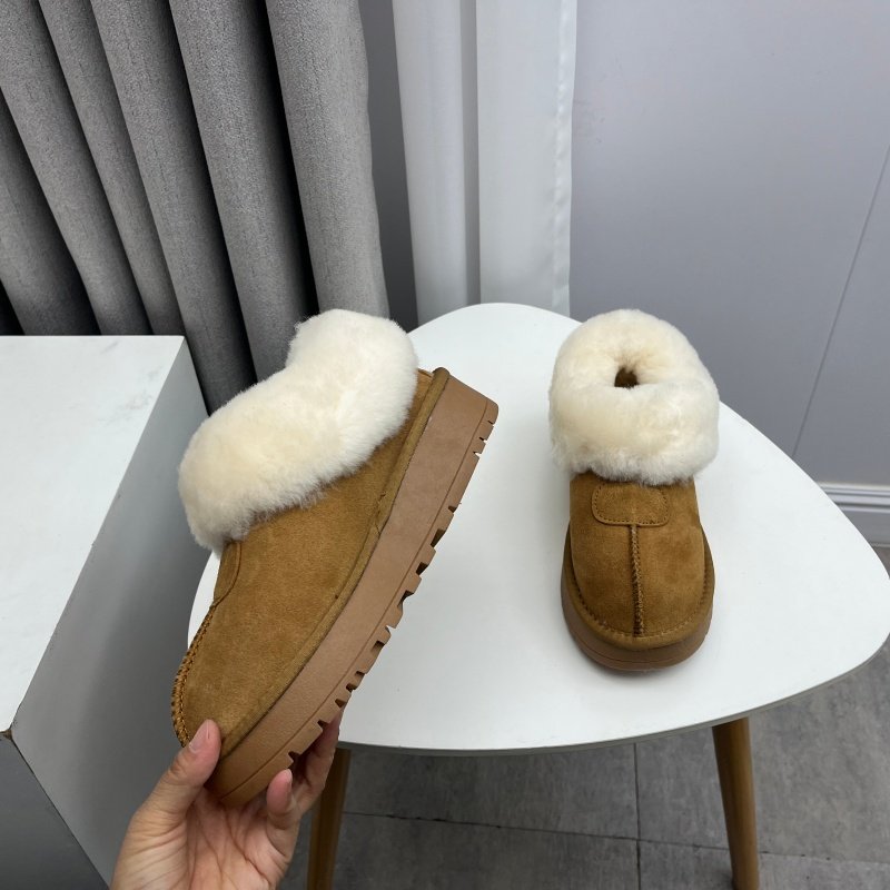 2025冬款真皮翻毛牛皮羊毛加绒保暖女毛口短靴厚底防滑雪地靴棉靴,女鞋,时尚雪地靴,淘宝优惠券,粉丝福利购,淘宝优惠卷