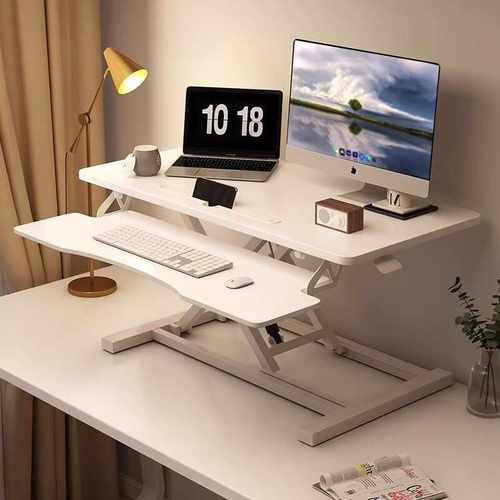 站立式办公桌可升降工作台电脑桌