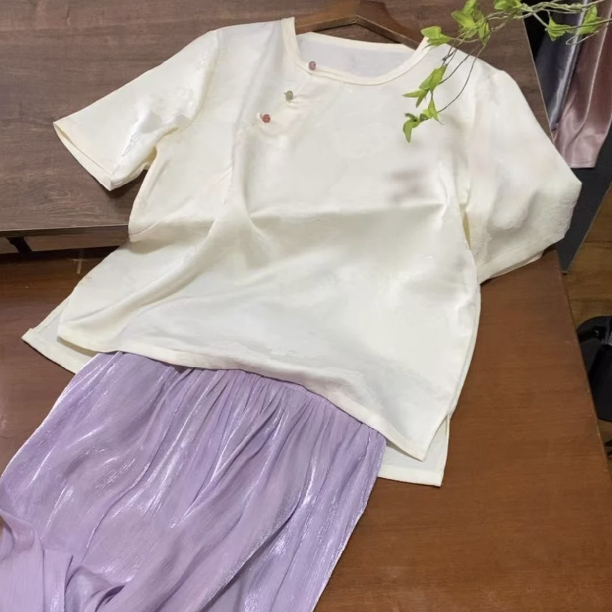 圆领慵懒风夏款短袖运动设计师打T恤
