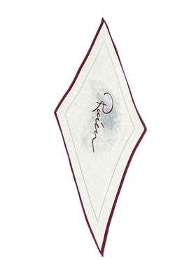 设计师素描真丝羊毛混纺女菱形巾印花丝巾围巾几何秋冬款百搭微瑕