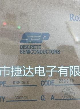 KBPC610  KBPC-4   6A/1000V    SEP台产原装现货
