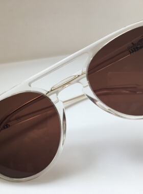 MAHO男女通用 复古型透明板材框太阳镜墨镜