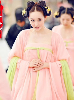 古装唐朝襦裙武媚娘仕女宫女妃子服仙女汉服武则天杨贵妃女皇舞服