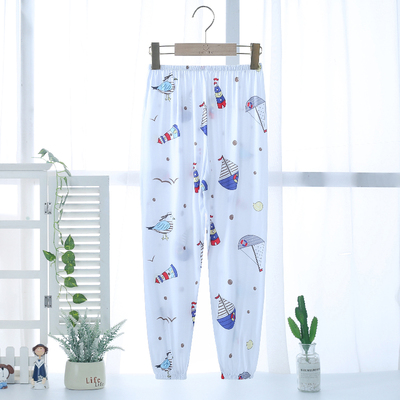 夏天儿童防蚊裤棉绸宝宝薄款