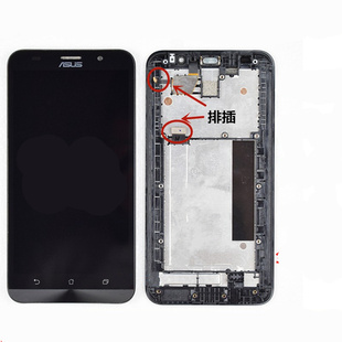 适用华硕zenfone2屏幕总成 ZE551ML 550ML ASUS-Z00AD/A/B触摸屏