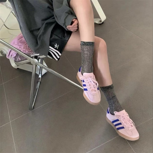 Adidas/阿迪达斯 三叶草 Gazelle bold 德训简约T头板鞋 JI1371