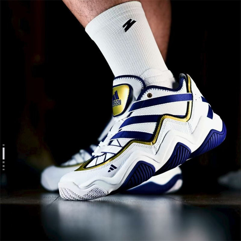 Adidas/阿迪达斯 Top Ten 2000 科比 湖人紫金 男子篮球鞋 HQ4624
