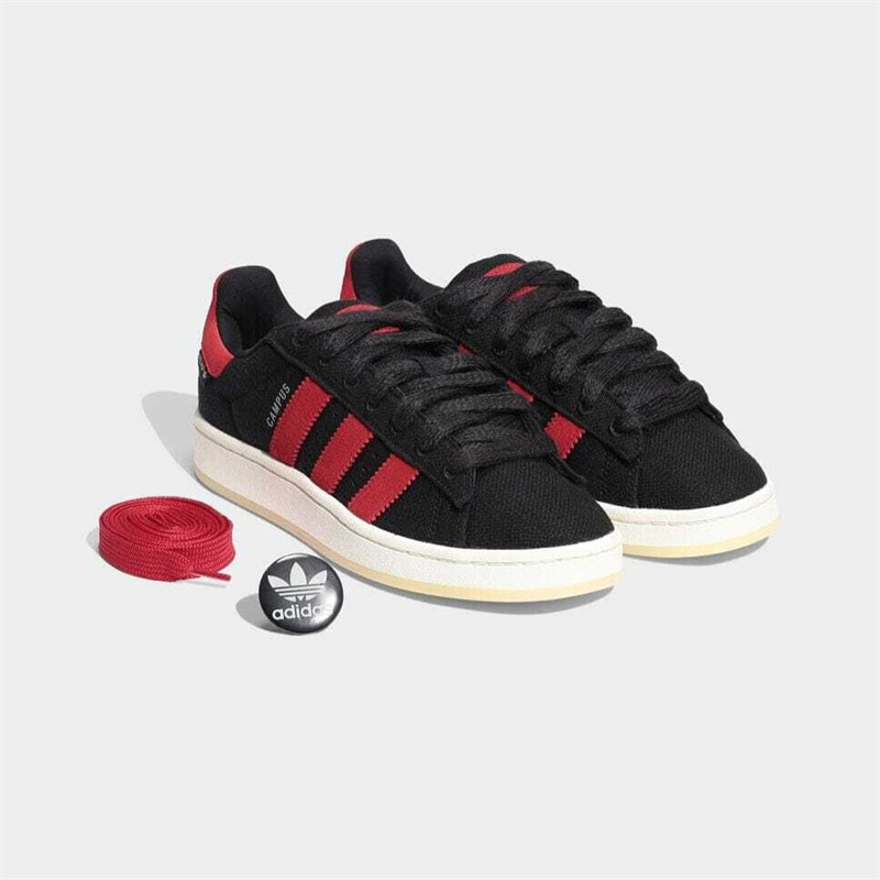Adidas/阿迪达斯 三叶草 CAMPUS 00S TKO 黑红 帆布 板鞋 HP6539