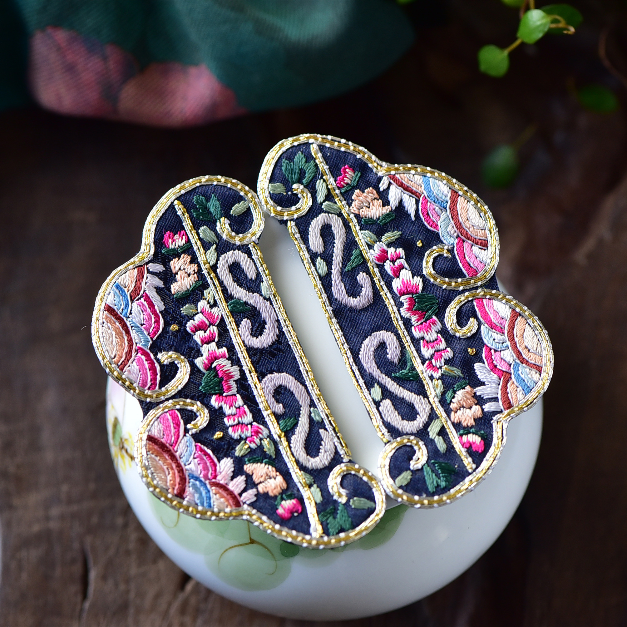 diy端午节香包古风刺绣