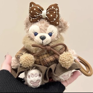 雪莉玫达菲小熊包包挂件汽车钥匙扣秋冬男女生背包玩偶公仔送礼物