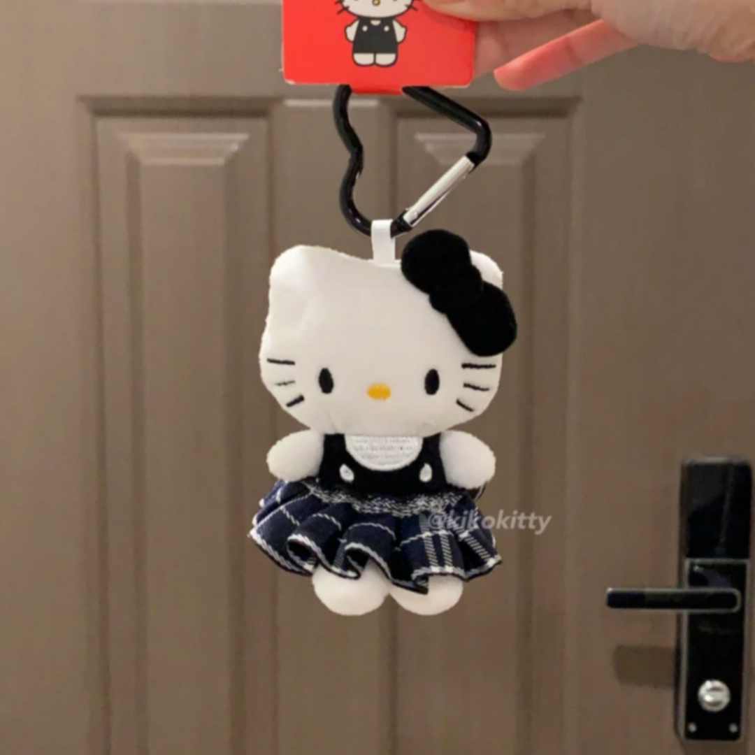 松蓝小姐hellokitty包包挂件汽车钥匙扣JK裙凯蒂kt猫玩偶公仔礼物