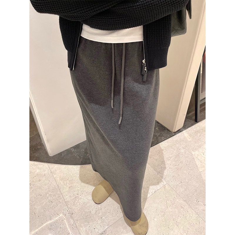 一条秋冬B败的糯叽叽半身长裙