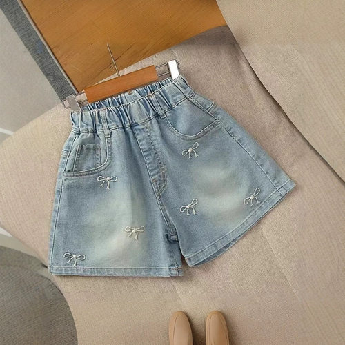 儿童短裤女童夏季新款牛仔裤童装女孩外穿Girls' Denim Shorts