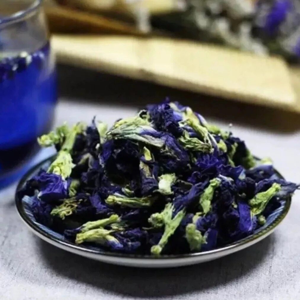 藏蓝雪莲 云南中缅边境高山高海拔农家现收野生蓝莲花蝶蓝色茶