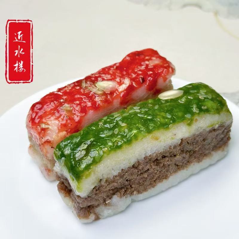 苏州美食特产苏式糕点糕团近水楼荤麻糕重阳糕国内代购顺丰快递