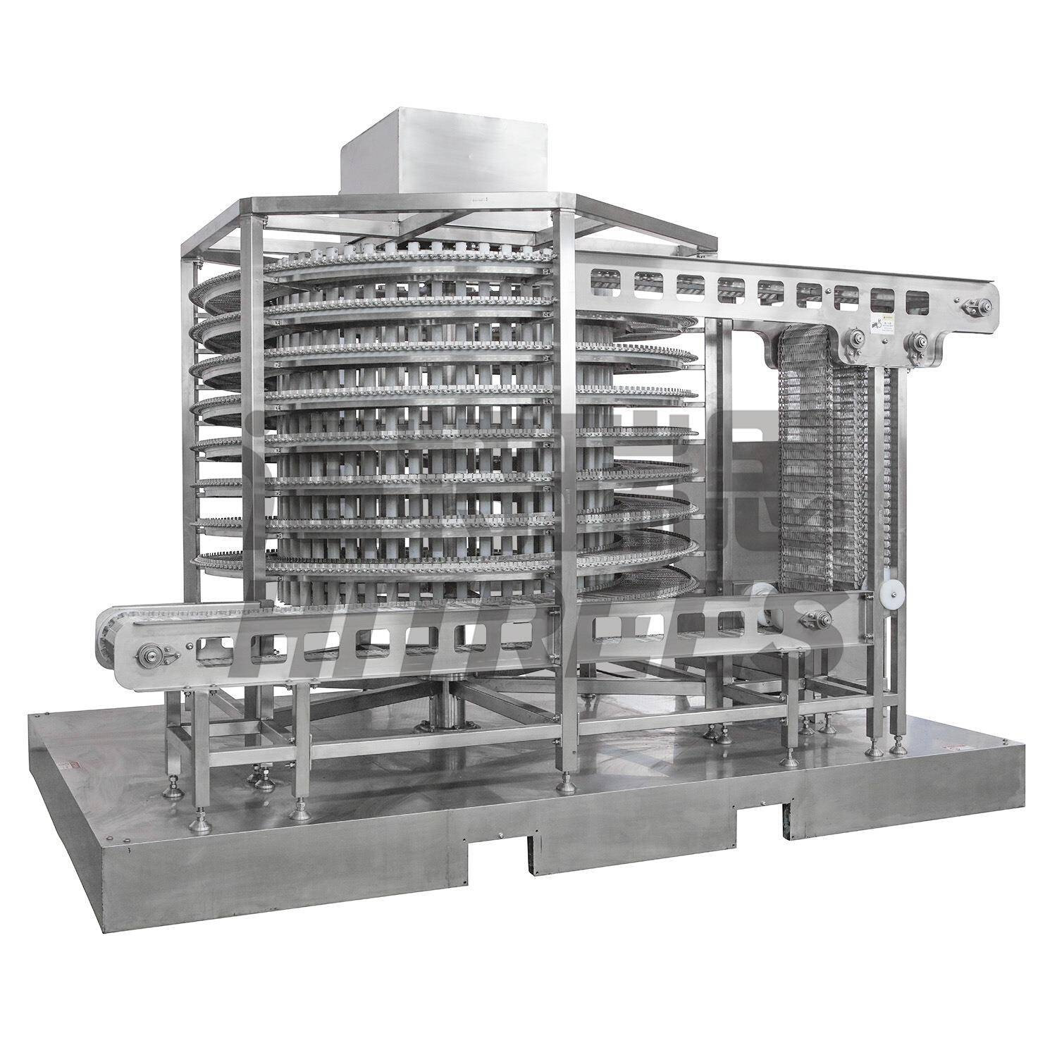 水饺双螺旋速冻机 螺旋隧道 小型速冻机 包子速冻机