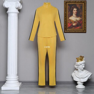 杀死比尔cos服万圣节新娘Kill Bill黄色套装cosplay二次元舞台服