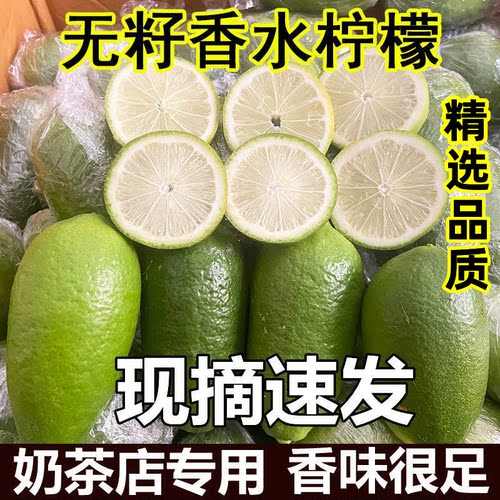 无籽奶茶店商用3斤海南香水柠檬