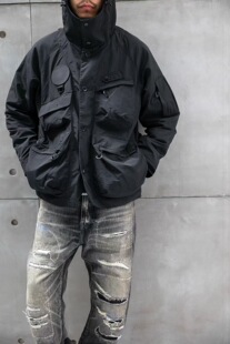 JKT户外军事风多口袋工装 HOODIE FIELD 连帽夹克外套 城市机能