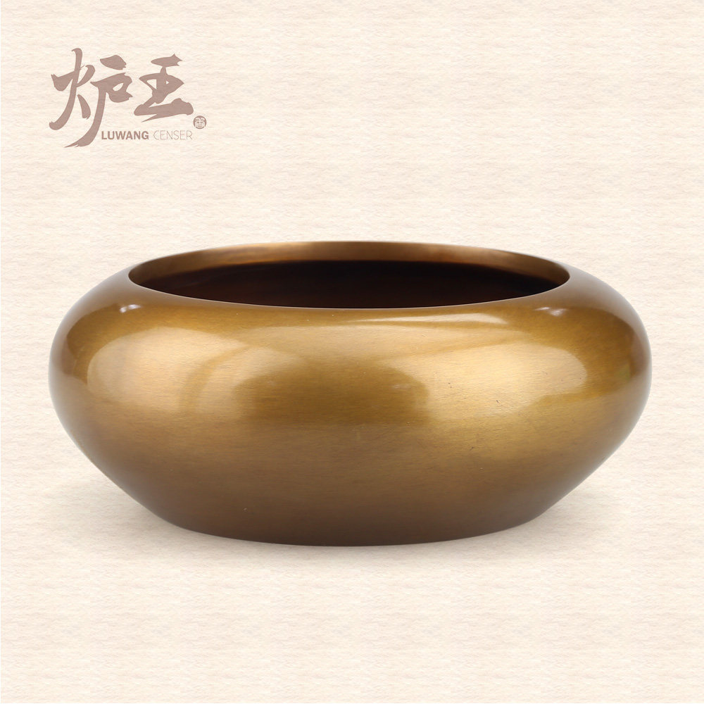 炉王11#钵式炉精铜 手工香炉 佛堂佛具 礼佛 收藏礼品