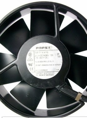 德国PAPST 15038 15CM 金属叶 24V13W 耐高温风扇TYP7114N/19