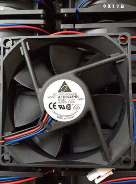 全新台达DELTA 9025 9厘米 双滚珠 48V0.14A服务器风扇AFB0948HH