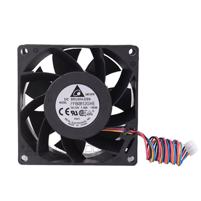 DELTA/台达 8CM 8038 服务器散热风扇 暴力 12V 1.38A FFB0812GHE