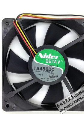 NIDEC A34452-57 DC48V 0.12A 12厘米12CM 机箱变频器风扇