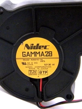 NIDEC GAMMA28 A35016-16 7530 12V 0.41A 鼓风涡轮风扇