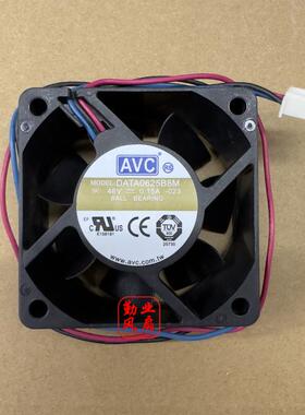 原装AVC 6CM变频器散热风扇 6025 48V 0.15A DATA0625B8M 双滚珠