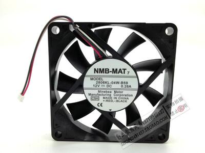 全新原装NMB 7015双滚珠 7cmCPU风扇 12V 0.28A 2806KL-04W-B59
