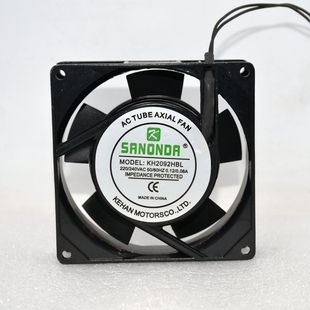 KH2092HBL 220V 双滚珠 9CM 散热风扇 9025 SANONDA