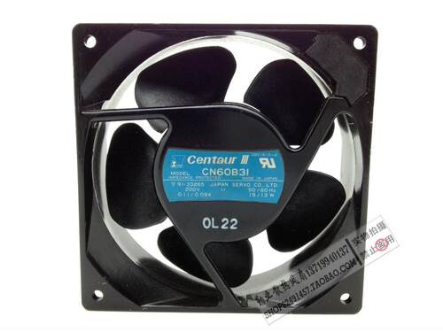 全新原装 12038 金属壳 耐高温 12CM交流风扇 200V 15W CN60B31
