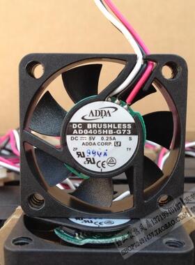 ADDA 4010双滚珠 4cm/厘米 交换机风扇 5V 0.25A AD0405HB-G73