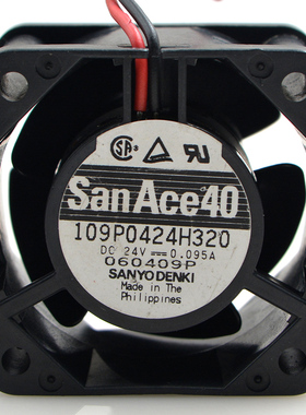 三洋 4028 24V 0.18A 4cm 109P0424J3013 变频器 工控机散热风扇