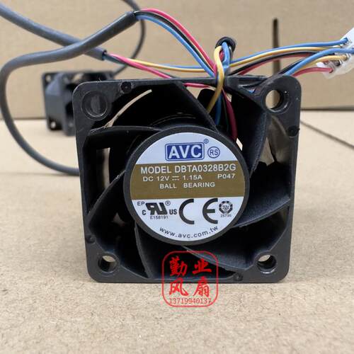 DBTA0328B2G AVC风扇 3828 12V 1.15A 3.8厘米大风量服务器风扇