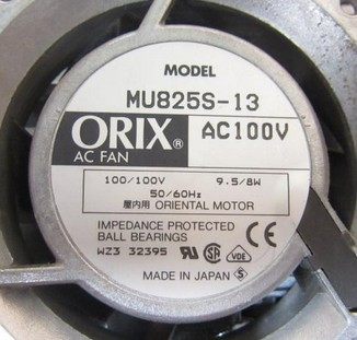 MU825S/L-13/23/43/53N MU925S/M-11/21/41/51 ORIX100V机箱风扇