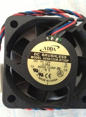 全新ADDA 散热风扇4015 大风量 AD0412UB-D73GP 12V 0.35A
