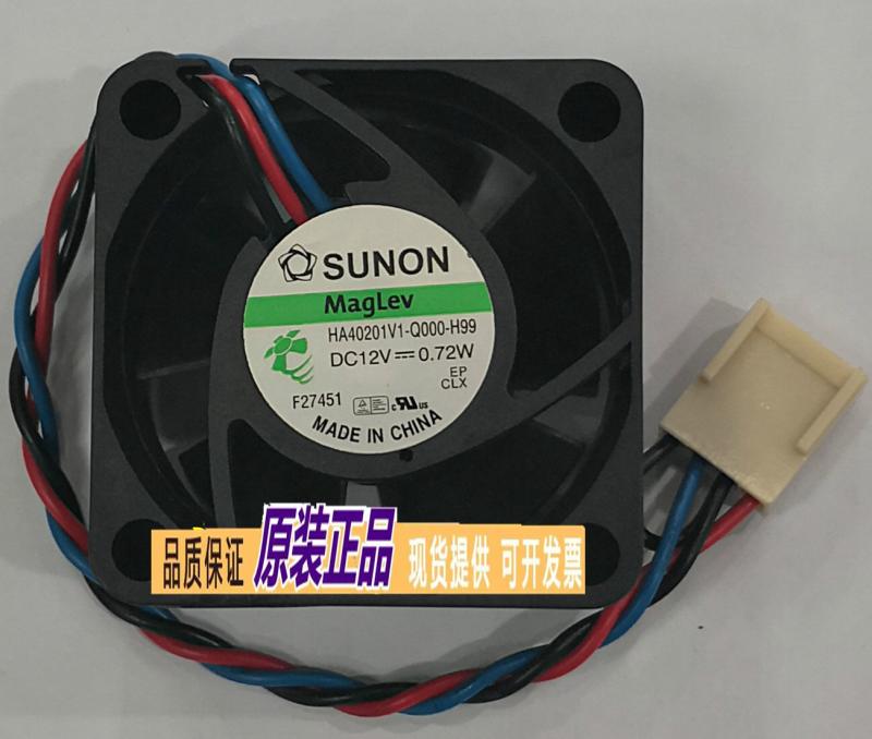 HA40201V1-Q000-H99 建准SUNON 4020 12V 0.72W 4CM/厘米静音风扇