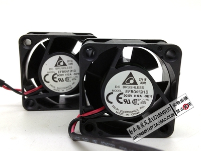 Delta/台达 EFB0412HD 4020风扇 12V 0.12A 4CM/厘米散热风扇