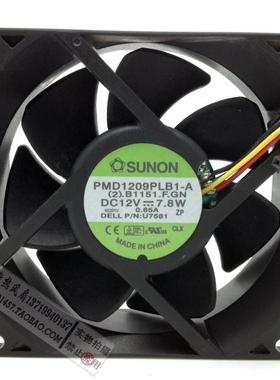 SUNON建准 PMD1209PLB1-A 9232 12V 7.8W 机箱风扇 U7581 GX280
