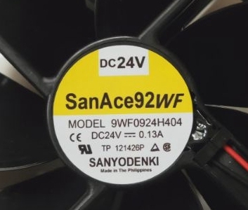 9WF0924H404 DC24V 0.13A 原装正品日本SANYO 92X92X25mm风扇