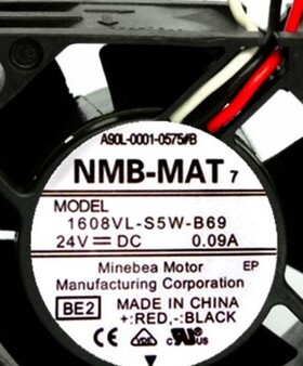 A90L-0001-0575#B 1608VL-S5W-B69 原装NMB 24V 0.09A 发那科风扇