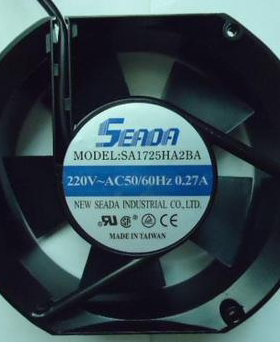 台湾SEADA 220V 0.27A SA1725ha2ba滚珠轴流散热风机机柜交流风扇