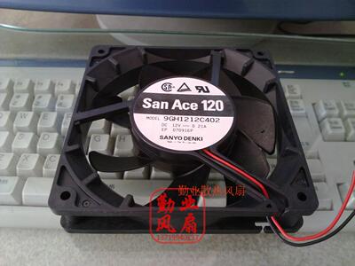 SANYO三洋 12025 12V 0.21A 12CM 大风量静音风扇 9GH1212C402